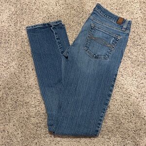 Abercrombie & Fitch Women's Straight Leg Blue Jeans